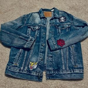 Levi Denim Custom Jacket Size L